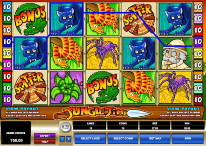 jungle jim slot screenshot